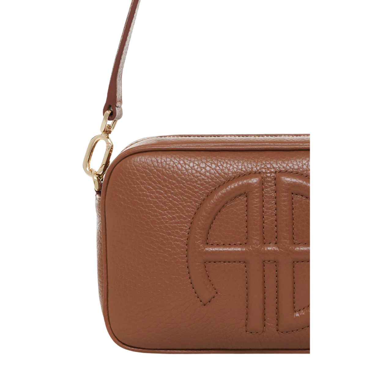 Lili Bag Cognac Pebbled