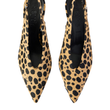 Carla Pony Hair Pumps Beige/Black