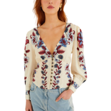 Malu Winter White SS Blouse