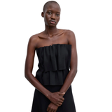 Sculpted Tube Dress Black