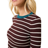 The Dora Top Raisin Brown