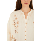 Artisanal Soft Pink Blouse