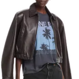 Cade Tee Palms Washed Grey