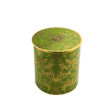 Decorated Candle Small Lime