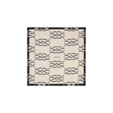 Silk Twill Scarf Monogram Cream