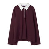 Janelle Top Bordeaux