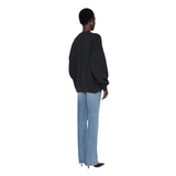 Miles Sweatshirt Chenille Signature Black