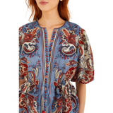 Paisley Scarf Blouse Cream