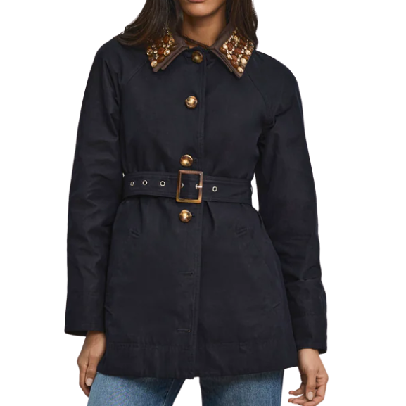 Langham Dickey Coat Navy