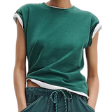 Kelly Boxy Tee Forest