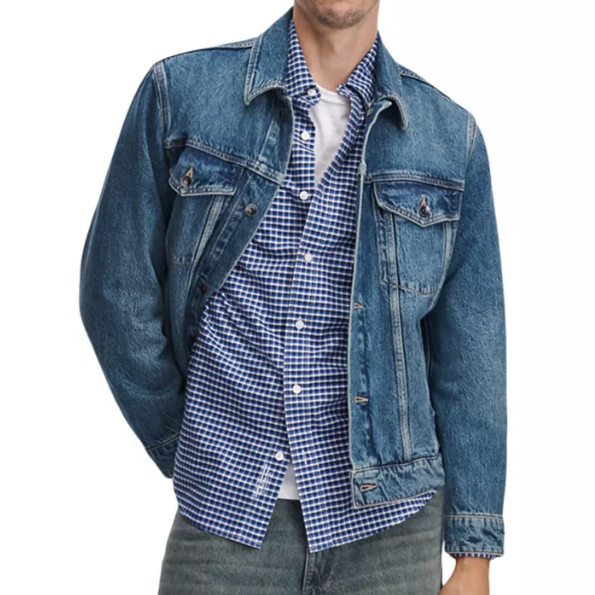 RB Classic Oxford Shirt Navy Plaid