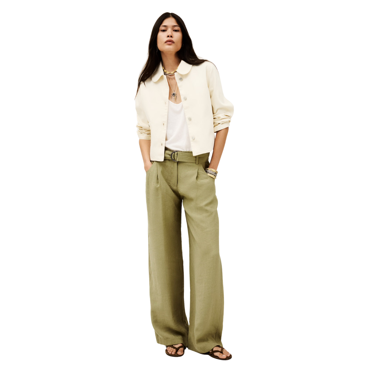 Dola Pant Khaki
