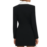 Black Tailored Blazer Mini Dress