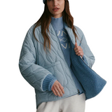 Serina Reversible Quilt Jacket Blue