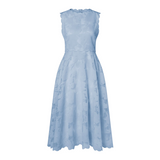 Elin Lace Midi Dress Sky