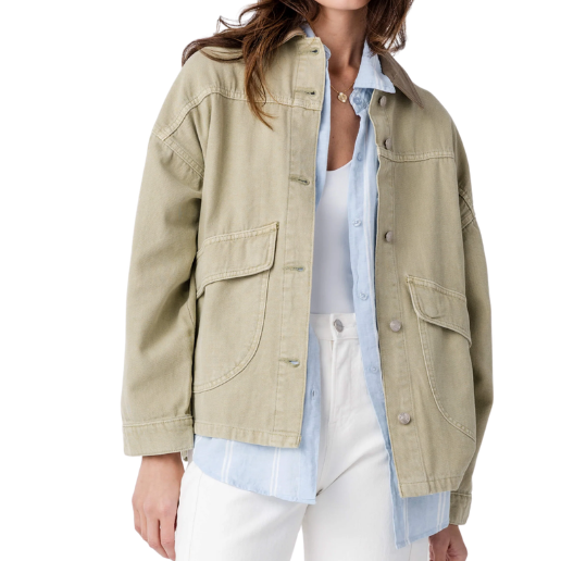 Lemon Denim Sage Barn Jacket