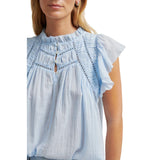 Gaya Cashmere Blue Top