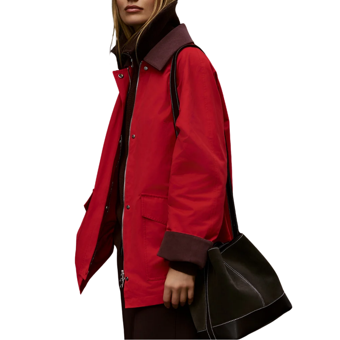 Rylan Washed Red Barn Jacket