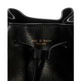 River Crossbody Bag Black Leather
