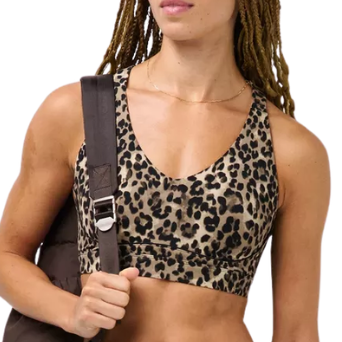 Power Pulse Piping Bra Leopard