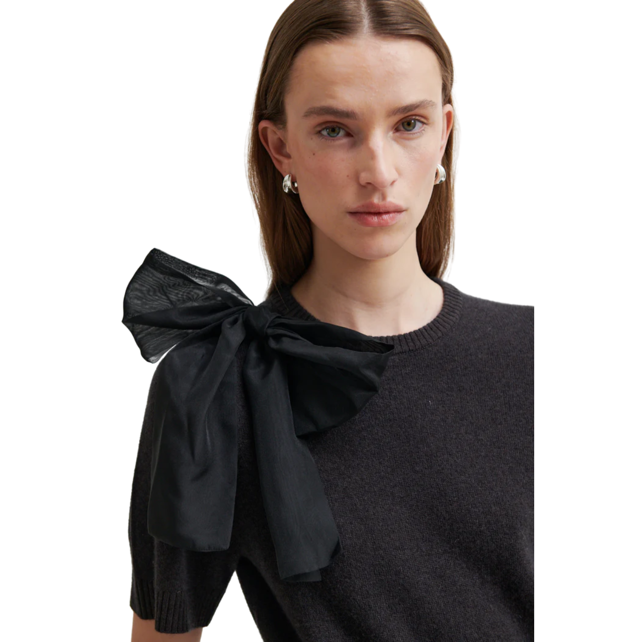 Leara Knit O Neck Black
