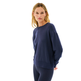 Sonja Fleece Sweatshirt Indigo