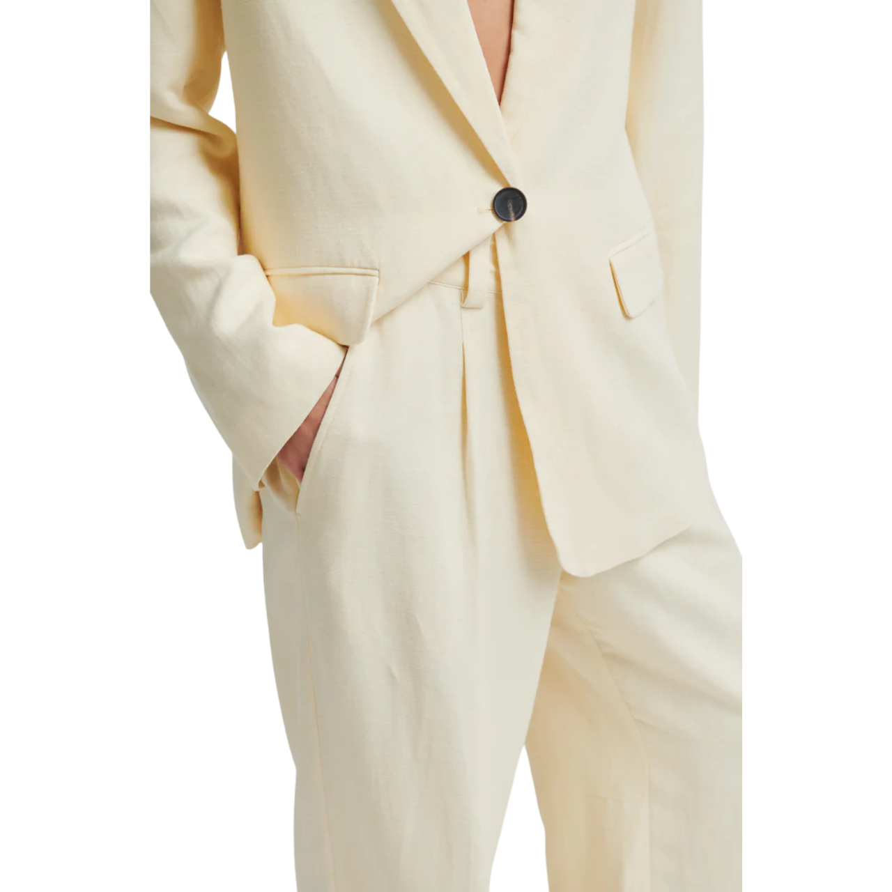 Lino Trousers Alabaster