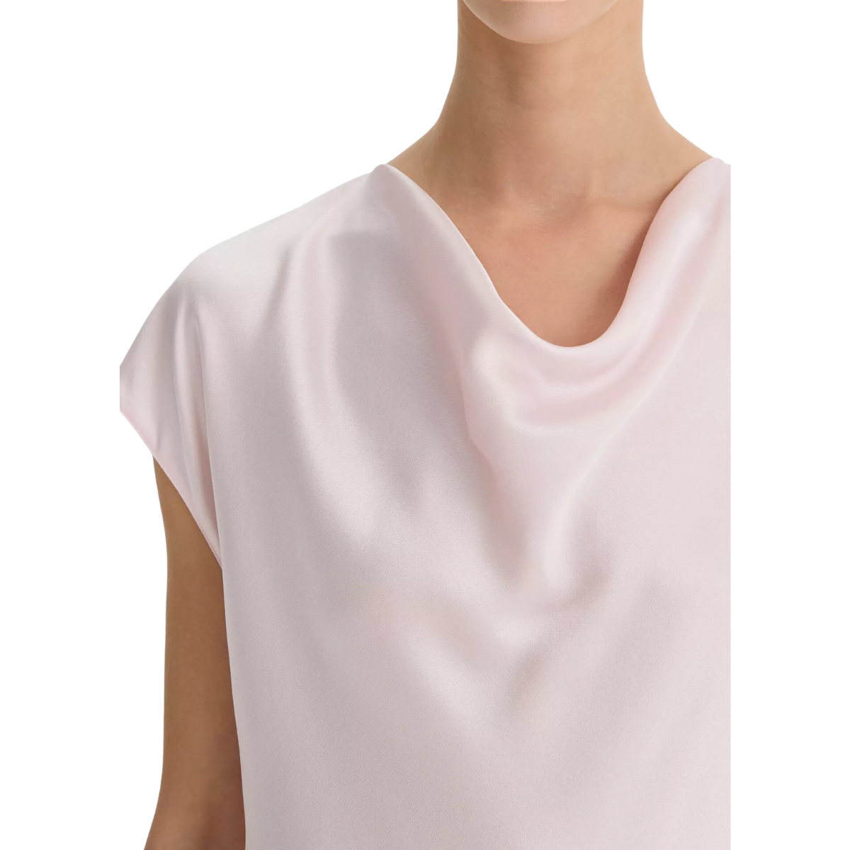 Cowl Neck Cap Blouse Ballet