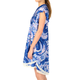 Mini Dress Sasha Blue Holy Snake