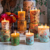 Decorated Candle Medium Florio
