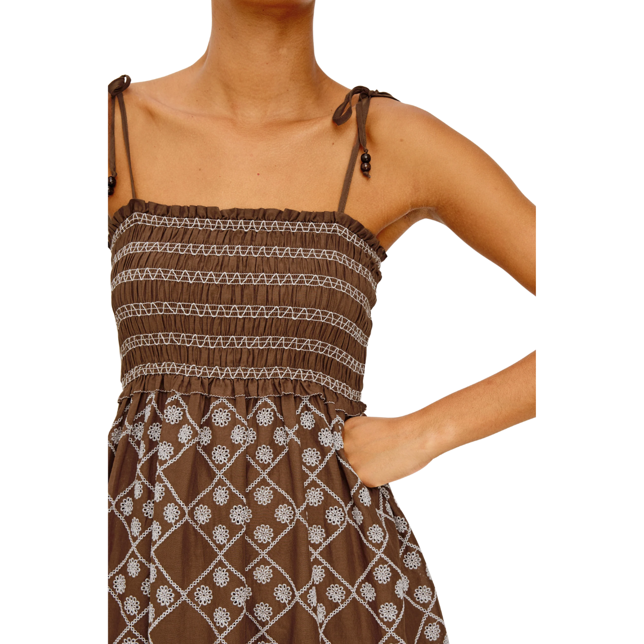 Becca Dress Cocoa Daisy