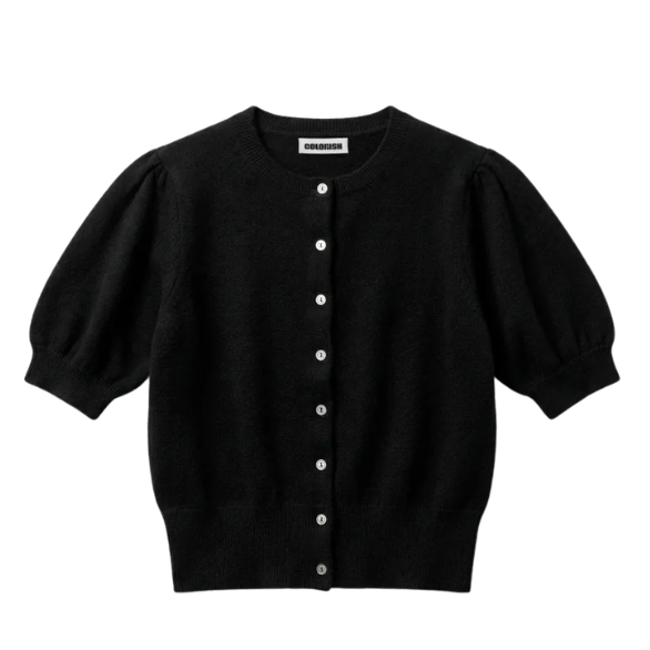 Baja Bliss Puff Slv Knit Top