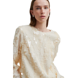 Glimmer Blouse Jet Stream
