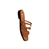 Isys Flat Sandals Camel