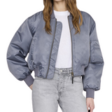 Cropped Leon Bomber Dark Grey