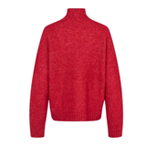Brookline Knit T-Neck Red