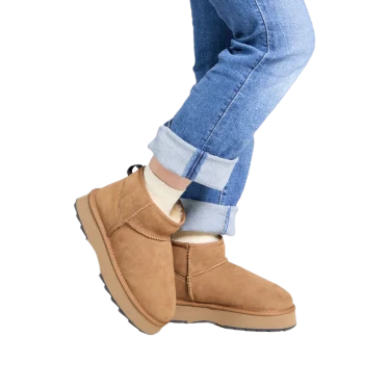 Sharky Micro Platform Chestnut Boots