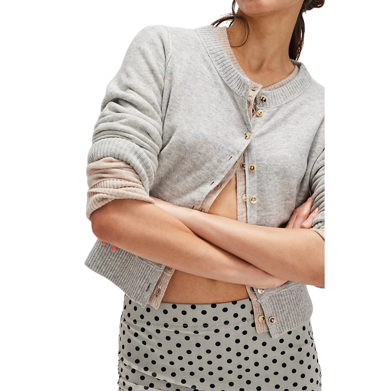 Nocturnal Solid Cardi Mineral Grey