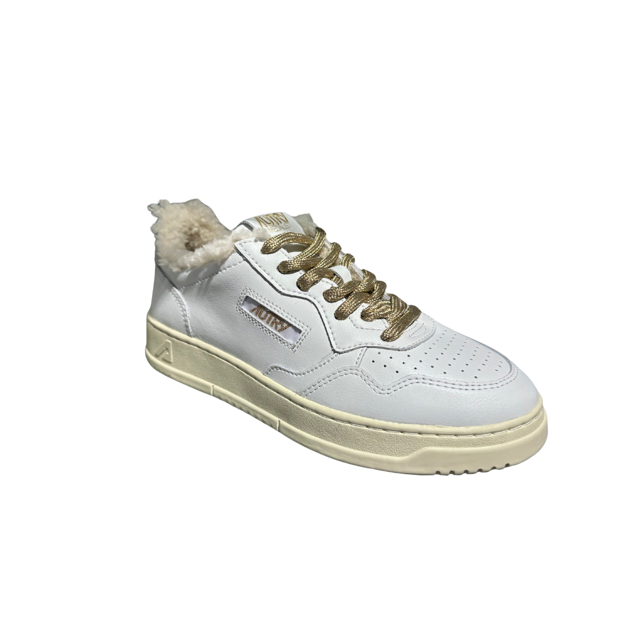 Medalist Low Shearling White