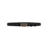 Monogram Leather Belt Black