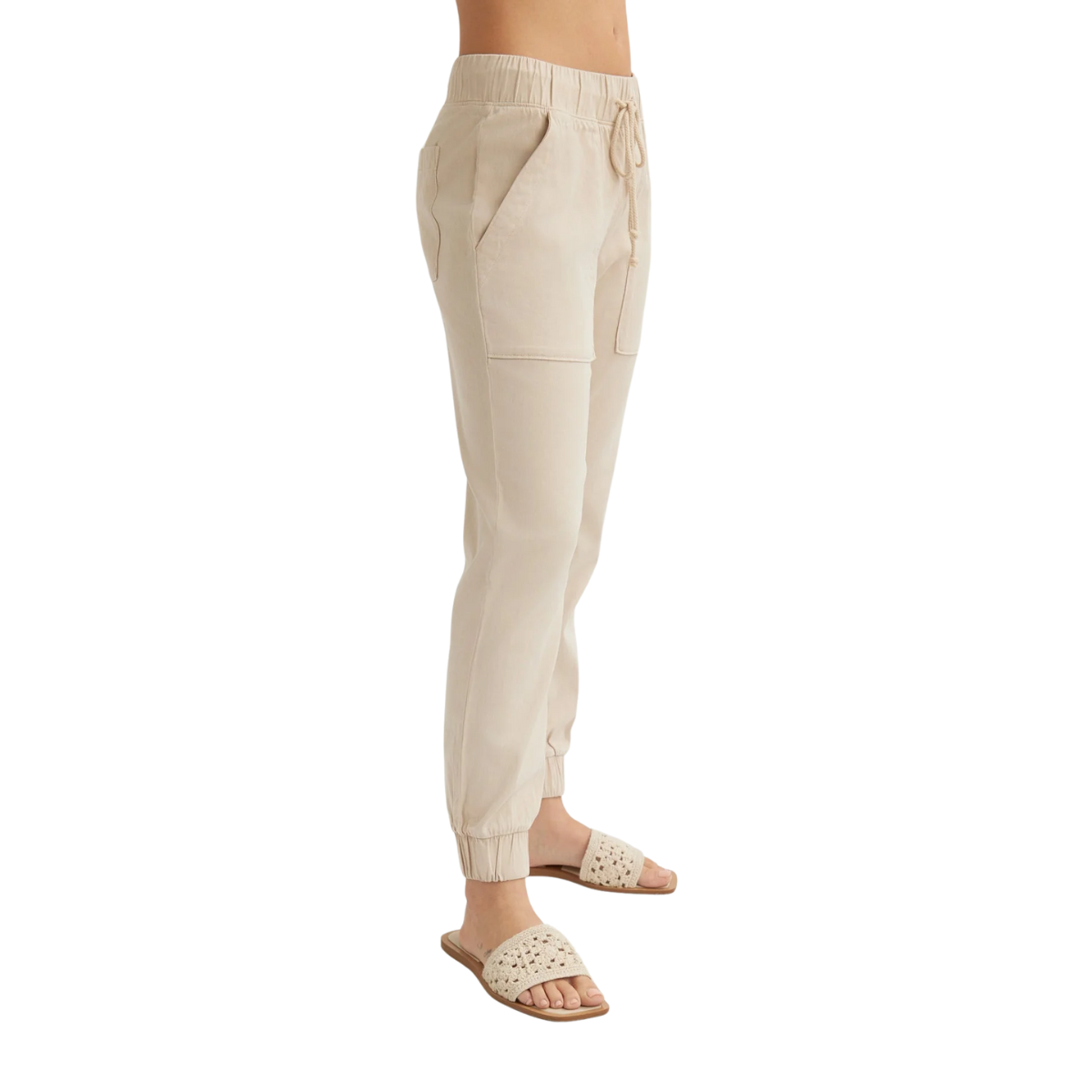 Pocket Jogger Linen Sand