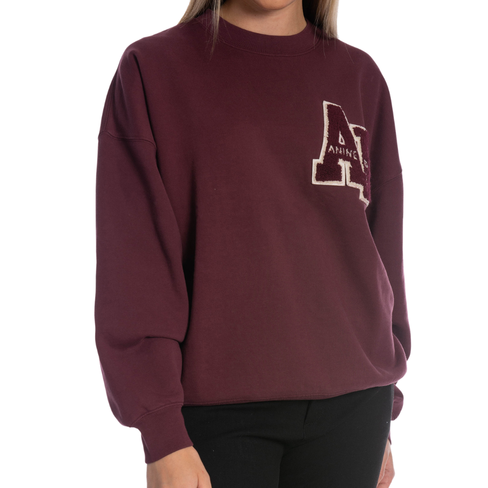 Miles Sweatshirt Letterman Fig