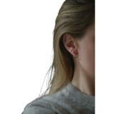Twin Hoops Gold