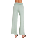 Smocked Waist Wide Leg Green