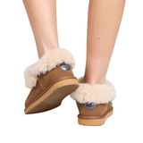 Platinum Mintaro Chestnut Slippers