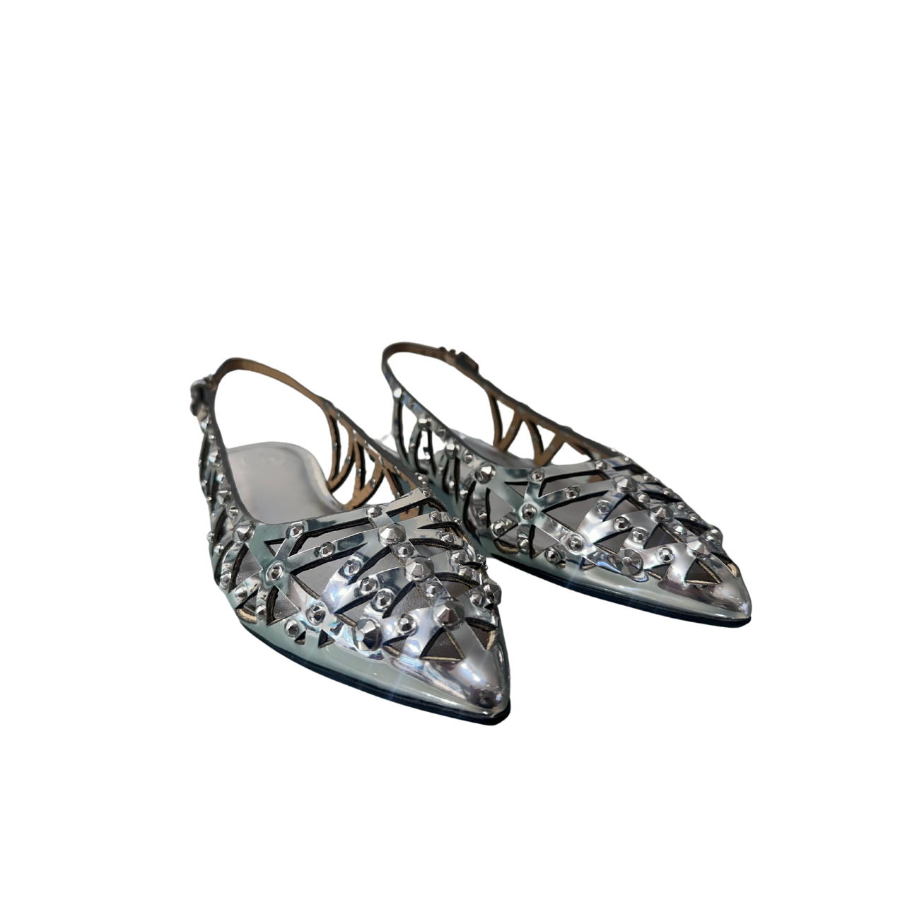 Bizarre Sling Back Silver