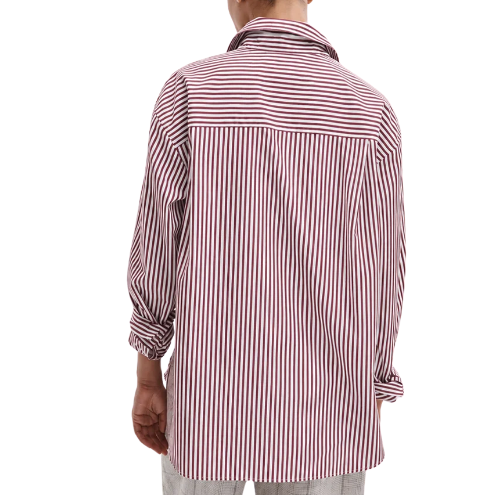 Connie Stripe Shirt Red