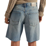 Montana Shorts Raw Hem Cowgirl Blues