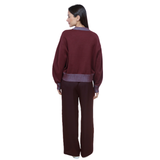 The Cora Sweater Raisin Brown