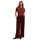 Regina Fitted Tee Maroon